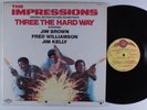 IMPRESSIONS Three The Hard Way OST CURTOM LP NM
