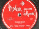 Hear R&B 78 Etta James - Tough Lover / Fools We Mortals Be On Modern
