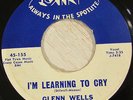 Glen Wells 45 JIN I'm Learning To Cry DOO WOP SWAMP POP LISTEN