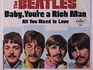 BEATLES: All You Need Is Love / Baby You're A Rich Man 45 (PS east coast, strai