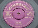 ELVIS PRESLEY - BLUE MOON Rare 1956 UK Gold/Purple label 7