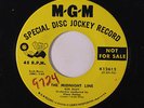 BOB RILEY: The Midnight Line / Wanda Jean 45 (#ol) rare Rockabilly