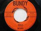 RAY ARTIS Teen Early R&R Bundy 222 45rpm Dear Liz b/w Wella-Wella LISTEN