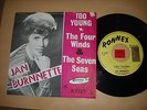 LISTEN - 45 + PS BELGIUM - POPCORN - JAN BURNNETTE - TOO YOUNG - THE FOUR WINDS