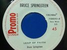 BRUCE SPRINGSTEEN -  Ultra rare COSTA RICA PROMO - Leap of faith / 45 RPM EX++