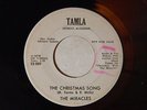 The Miracles dj only 45 CHRISTMAS EVERYDAY/ CHRISTMAS SONG  VG slight dish-dnap