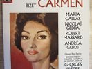 COFFRET 3 VINYLES 33 TOURS CARMEN Maria CALLAS opéra + livret 1964 G. PRETRE