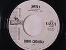 EDDIE COCHRAN: Lonely / Sweetie Pie 45 (dj) rare Rockabilly