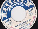 BLUES 45 RPM - ARTHUR GUNTER on EXCELLO RECORDS (PROMO)