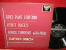 SXL 2173 ED1 WBG STEREO UK GRIEG PIANO CONCERTO, LITOLFF SCHERZO CURZON EXC