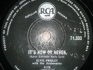 ELVIS PRESLEY , ULTRA  RARE SOUTH AFRICA PRESSING , IT'S NOW OR NEVER