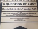 rare Depeche Mode US promo vinyl Question of Lust