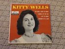KITTY WELLS, 60s COUNTRY 45 EP, PICTURE SLEEVE, DECCA LABEL