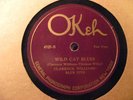 RARE Clarence WIlliams Blue Five - Kansas City Man / Wild Cat Blues Okeh 4925 78