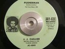 Rare Soul 45 J.J. Caillier - Pusherman/Louisiana Rapper JAY-CEE VG+ ORIG NOLA