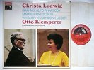 CHRISTA LUDWIG SINGS MAHLER 5 SONGS, BRAHMS & WAGNER PO KLEMPERER EMI ASD 2391