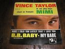 EP VINCE TAYLOR & ses play-boys : Mimi - chant en françàis - Barclay 70441 -