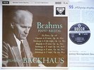 BACKHAUS PLAYS BRAHMS PIANO RECITAL DECCA SXL 2222