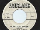 CALVIN & CLARENCE 45RPM '63 FAIRLANE MONEY & WOMEN R&B ROCKER G++ PLAYS WELL