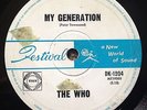 THE WHO - MY GENERATION B/W OUT IN THE STREET - ORIGINAL OZ FESTIVAL LABEL 45