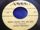 Hear Rare Rockabilly 45 : Junior Thompson   Who's Knocking ?   Tune   Tree Pub.
