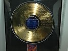 Framed Santana Supernatural 24 Karat Gold Plated  Record Limited Edition 6/2500