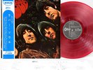 BEATLES rubber soul JAPAN orig '65 LP RED VINYL  OP7450   [FREE P+P]