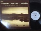 CHET BAKER LP LIVE IN PARIS . SIGNED BY CHET