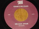 Cesar's All Stars 45 rare bay area private funk latin soul on Teo HEAR IT