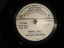 78rpm record Isley Brothers SHOUT Parts 1 & 2 RCA Victor white label R&R rock