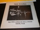 NEIL YOUNG Carnegie Hall New York 1970 takrl 908 n MINT vinyl not TMOQ