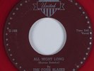 Doo Wop Rocker 45 FOUR BLAZES All Night Long UNITED HEAR VG++ Red Wax
