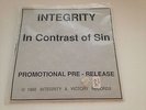 Integrity-In Contrast Of Sin  Promotional Pre-Release