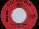 Garage Mod 45 LINDA GAYLE Maggie's Farm COLUMBIA HEAR VG++