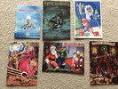 6 iron Maiden Fan Club Christmas Cards Somewhere in Time Piece of Mind Eddie (LP