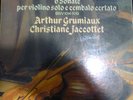 ARTHUR GRUMIAUX - CHRISTIANE JACCOTTET / BACH  / PHILIPS