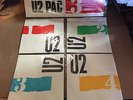 U2 PAC THREE 45's Four Record Set IRELAND vg