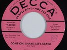 R&B Rocker 45 BILLY WARD & THE DOMINOES Come On, Snake, Let's Crawl DECCA HEAR