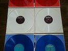 Beatles Red, White, and Blue Colored Vinyl Set.  3 - Doulbe Albums.