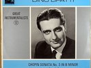 EMI ODEON UK Chopin Bach Liszt DINU LIPATI Great Instrumentalists #12 HQM-1163