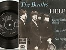 THE BEATLES HELP EP DANISH 45+PS 1965 NON LAMINATED VARIATION LENNON McCARTNEY