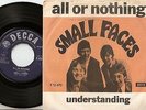 SMALL FACES ALL OR NOTHING & UNDERSTANDING DANISH PS+45 1966 MOD FREAKBEAT R&B