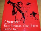 CHET BAKER QUARTET & RUSS FREEMAN.LP UK ORIGINAL 1957 VOGUE RECORDS LAE 12119 EX
