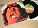 ACDC RARE 7 INCH SINGLE ROCK N ROLL DAMNATION ATLANTIC RECORDS 1978