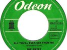 THE SWEET _ ALL YOU,LL EVER GET FROM ME - THE JUICER 7 INCH SINGLE  ODEON