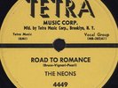 78 RPM RARE 50s KILLER DOO WHOP THE NEONS ON TETRA 4449 MUST SEE / VG+++E-