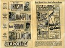 BEBOP JAZZ POSTER Prestige LOUIS JORDAN Willis Jackson RUTH BROWN Blue Note