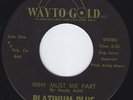 PLATINUM PLUS : why must we part     VERY RARE MODERN SOUL