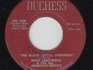 R&B Rocker Novelty 45 - Brice Armstrong - Fright Before Christmas - Duchess -mp3