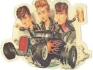 PICTURE LP Stray Cats (Shes) Sexy + 17 / Lookin Better Every Beer Arista